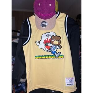 SZ - M youth - Kanye Graduation Basketball Jersey & OS Hat, New w/ Tags
